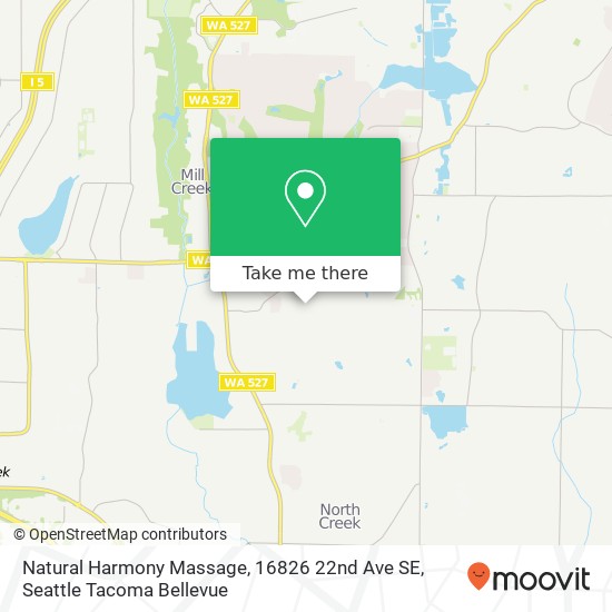 Mapa de Natural Harmony Massage, 16826 22nd Ave SE