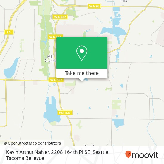 Kevin Arthur Nahler, 2208 164th Pl SE map