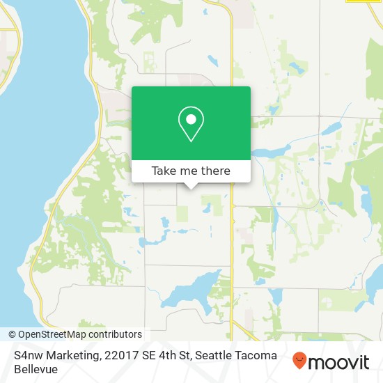 Mapa de S4nw Marketing, 22017 SE 4th St