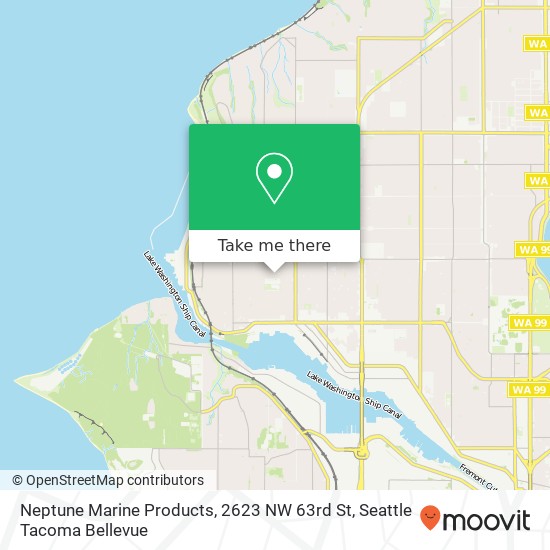 Mapa de Neptune Marine Products, 2623 NW 63rd St