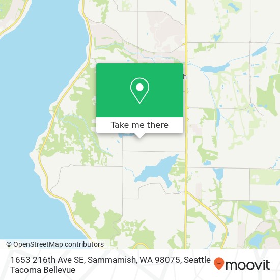 Mapa de 1653 216th Ave SE, Sammamish, WA 98075