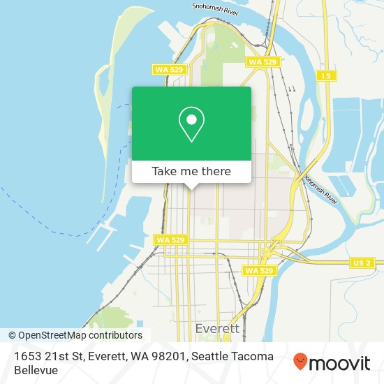1653 21st St, Everett, WA 98201 map