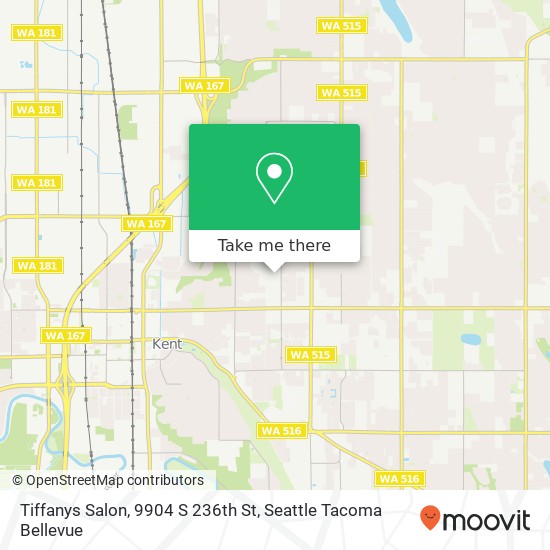 Tiffanys Salon, 9904 S 236th St map