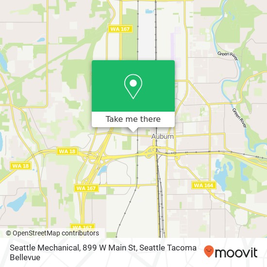 Seattle Mechanical, 899 W Main St map