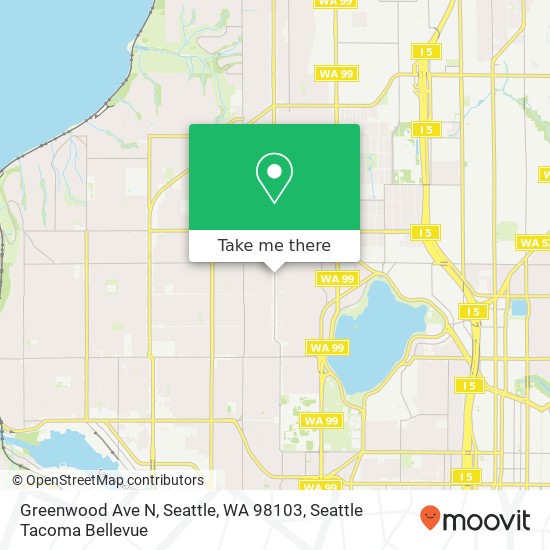 Greenwood Ave N, Seattle, WA 98103 map