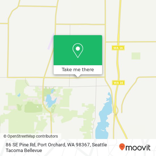 86 SE Pine Rd, Port Orchard, WA 98367 map