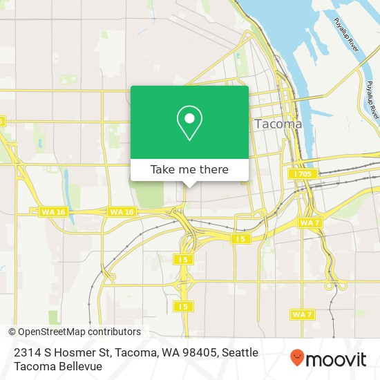 2314 S Hosmer St, Tacoma, WA 98405 map