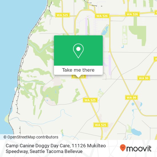 Mapa de Camp Canine Doggy Day Care, 11126 Mukilteo Speedway