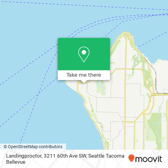 Landingproctor, 3211 60th Ave SW map