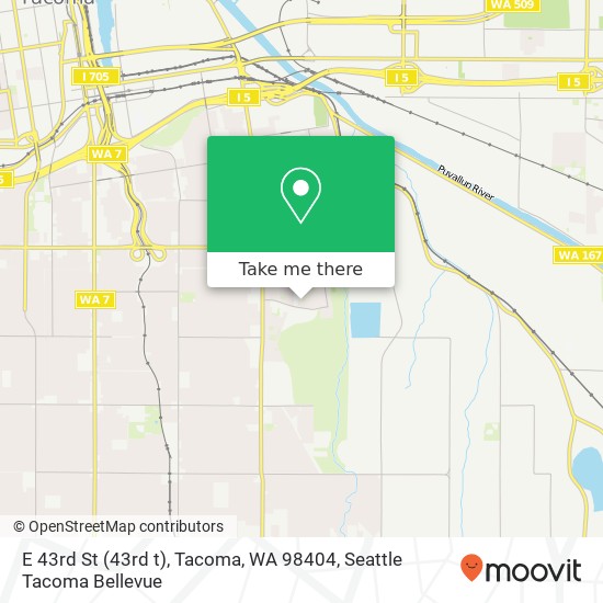 E 43rd St (43rd t), Tacoma, WA 98404 map