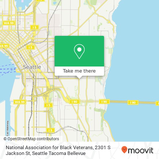 Mapa de National Association for Black Veterans, 2301 S Jackson St