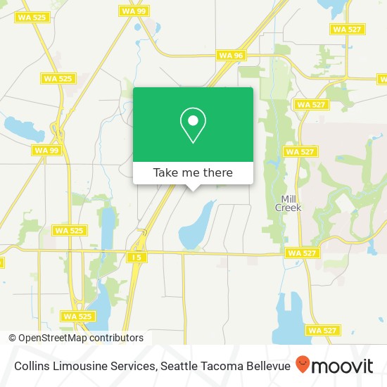 Mapa de Collins Limousine Services