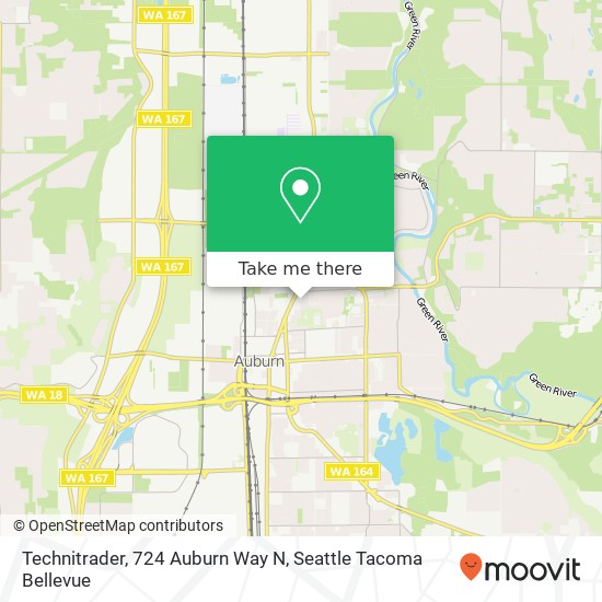 Mapa de Technitrader, 724 Auburn Way N