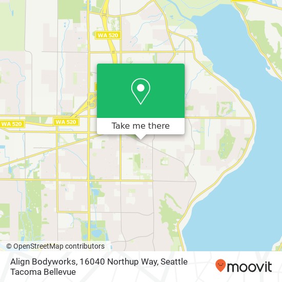 Align Bodyworks, 16040 Northup Way map