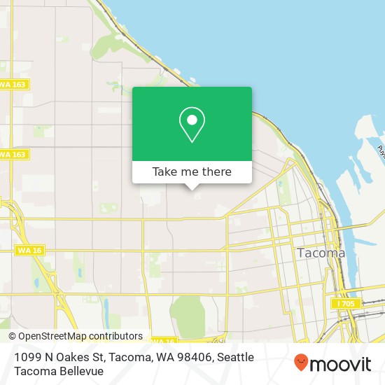 1099 N Oakes St, Tacoma, WA 98406 map