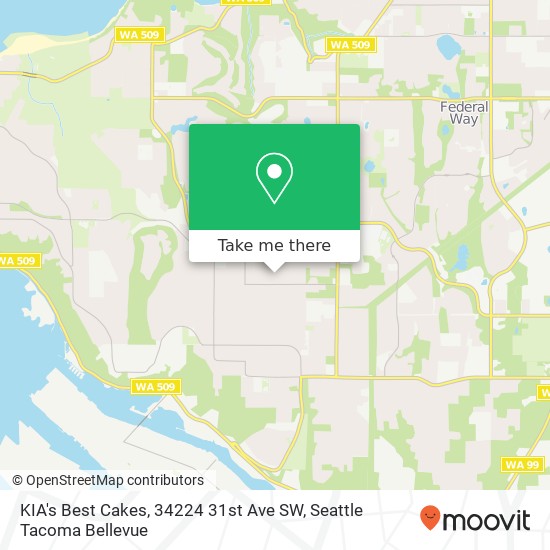 KIA's Best Cakes, 34224 31st Ave SW map