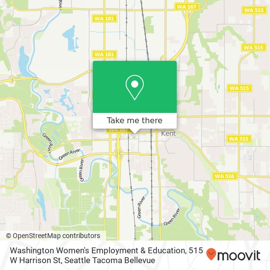 Mapa de Washington Women's Employment & Education, 515 W Harrison St