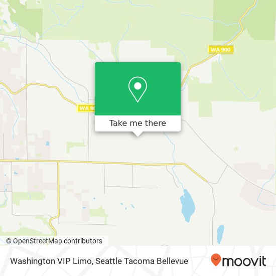 Mapa de Washington VIP Limo