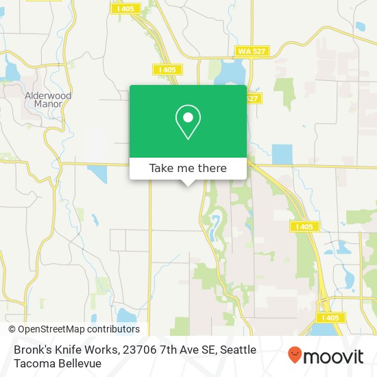 Bronk's Knife Works, 23706 7th Ave SE map