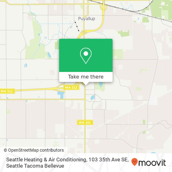 Mapa de Seattle Heating & Air Conditioning, 103 35th Ave SE