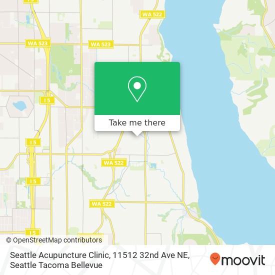 Mapa de Seattle Acupuncture Clinic, 11512 32nd Ave NE