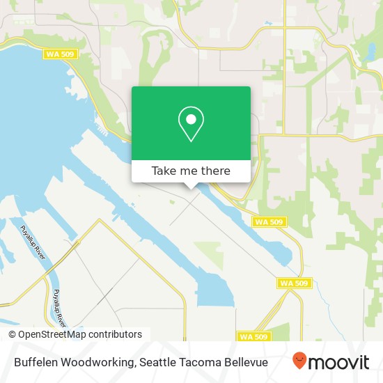 Buffelen Woodworking map