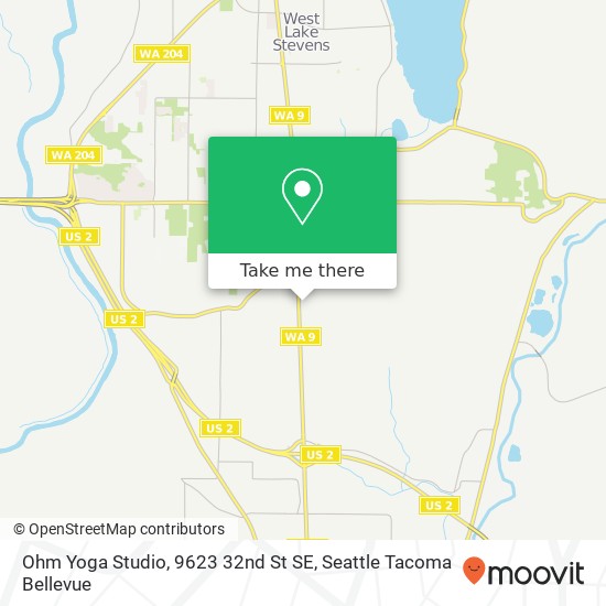 Mapa de Ohm Yoga Studio, 9623 32nd St SE