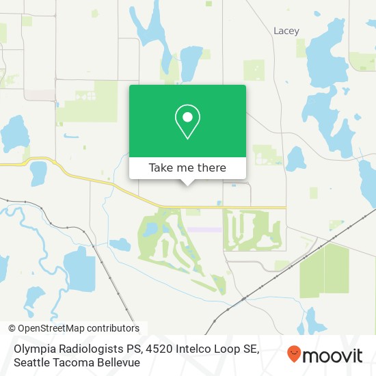 Olympia Radiologists PS, 4520 Intelco Loop SE map