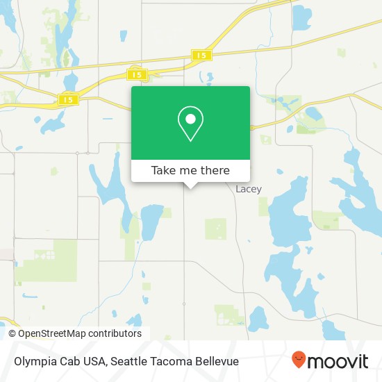Mapa de Olympia Cab USA