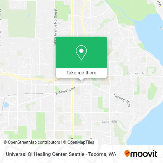 Mapa de Universal Qi Healing Center