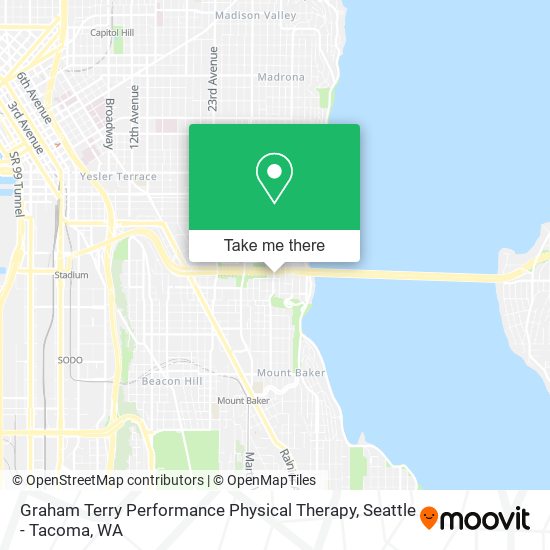 Mapa de Graham Terry Performance Physical Therapy