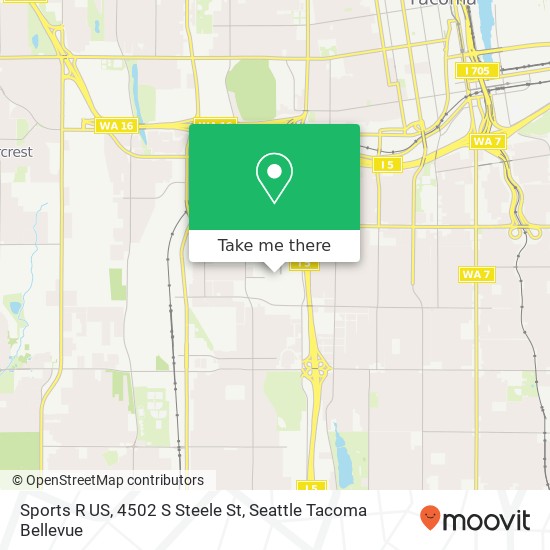 Sports R US, 4502 S Steele St map