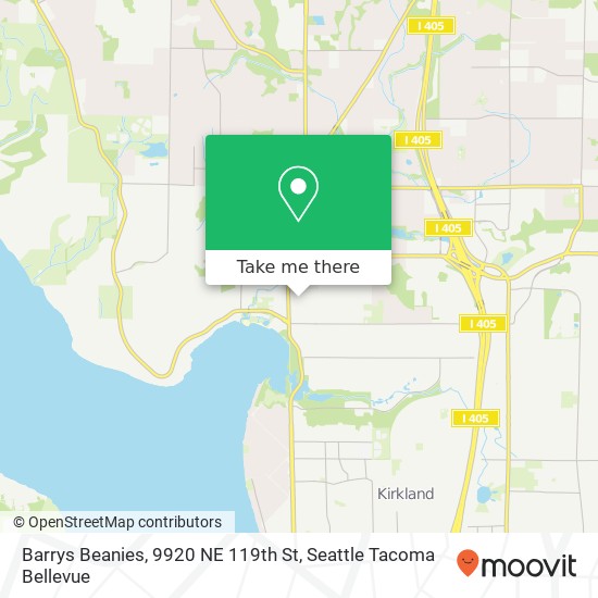 Barrys Beanies, 9920 NE 119th St map