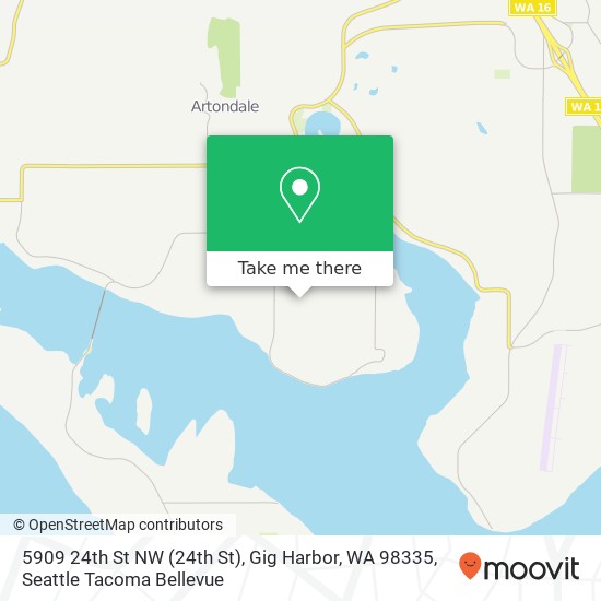 5909 24th St NW (24th St), Gig Harbor, WA 98335 map