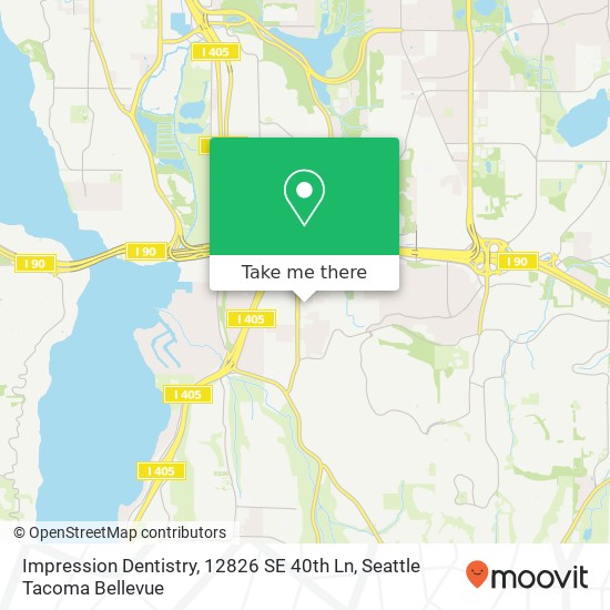 Impression Dentistry, 12826 SE 40th Ln map