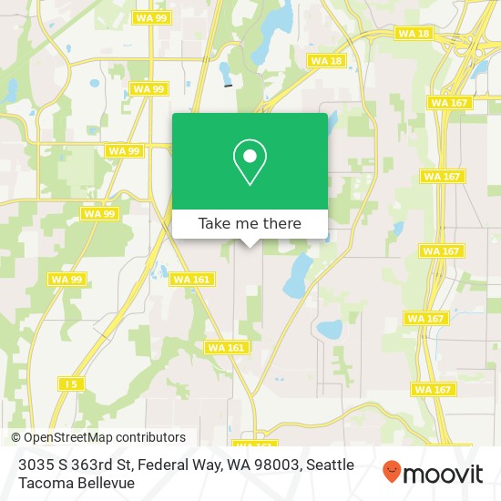 3035 S 363rd St, Federal Way, WA 98003 map