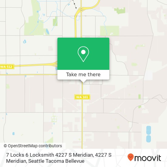 7 Locks 6 Locksmith 4227 S Meridian, 4227 S Meridian map