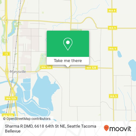 Mapa de Sharma R DMD, 6618 64th St NE