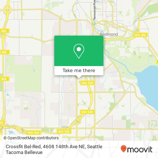 Crossfit Bel-Red, 4608 148th Ave NE map