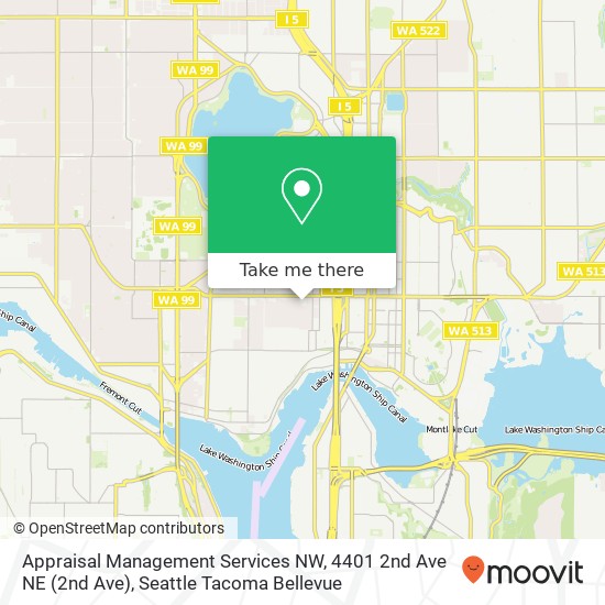 Appraisal Management Services NW, 4401 2nd Ave NE map