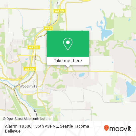 Alarrm, 18500 156th Ave NE map