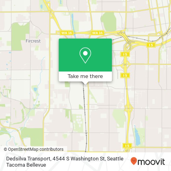 Dedsilva Transport, 4544 S Washington St map