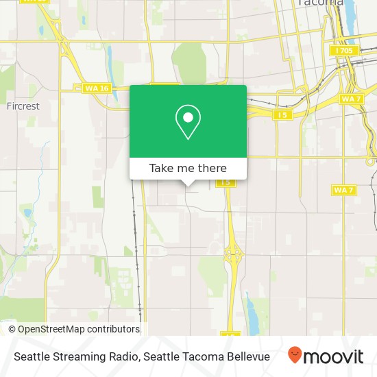 Seattle Streaming Radio map