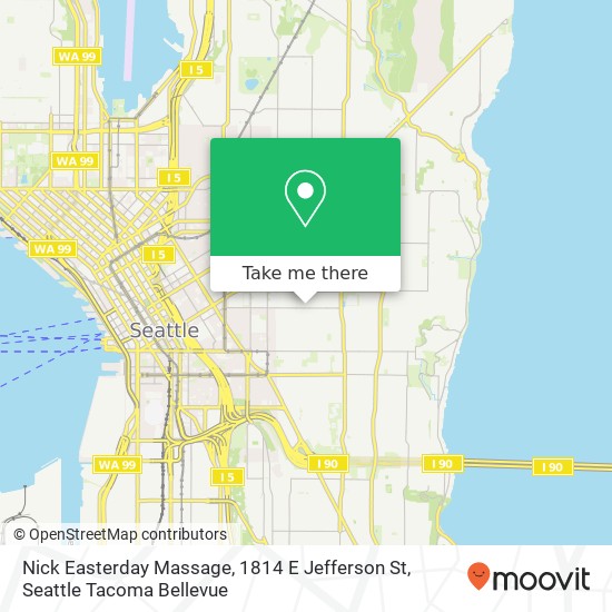 Nick Easterday Massage, 1814 E Jefferson St map