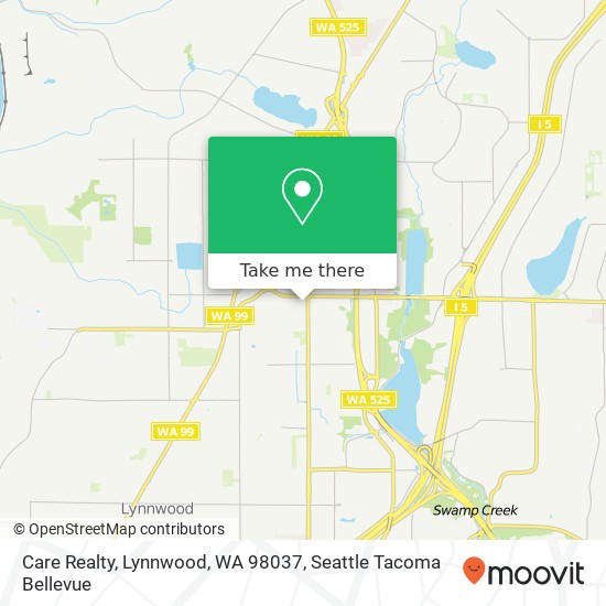 Mapa de Care Realty, Lynnwood, WA 98037