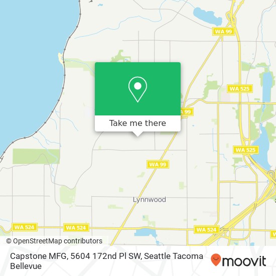 Mapa de Capstone MFG, 5604 172nd Pl SW