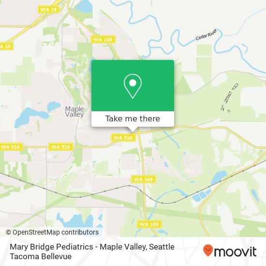 Mary Bridge Pediatrics - Maple Valley, 23846 SE Kent Kangley Rd map