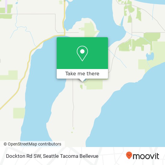 Mapa de Dockton Rd SW, Vashon, WA 98070