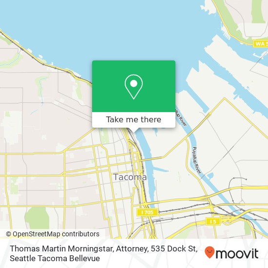 Thomas Martin Morningstar, Attorney, 535 Dock St map