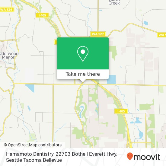 Hamamoto Dentistry, 22703 Bothell Everett Hwy map